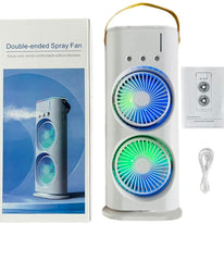 Double Ended Spray Fan AC Mini AC For Room Cooling | Mini Cooler Air Cooler Portable Air Conditioners For Home Office Artic Cooler 3 In 1 Conditioner Mini Air Cooler Mini Cooler Air GenzVybs